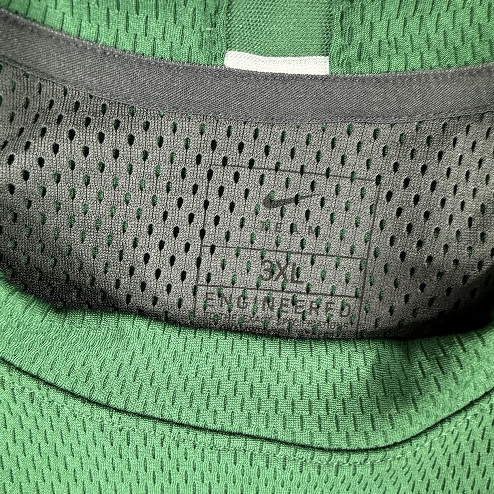 Nike Dri-FIT Team Issue Basketball Practice Mesh Men's 3XL Green T-shirt Long - Picture 2 of 4